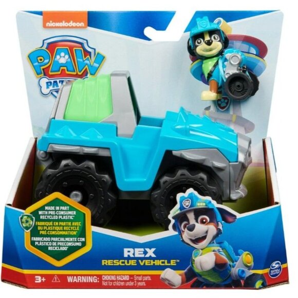 PAW Patrol, Rex’s Dinosaur Rescue Vehicle, for Kids Ages 3 and up Hard to find! - Picture 1 of 7